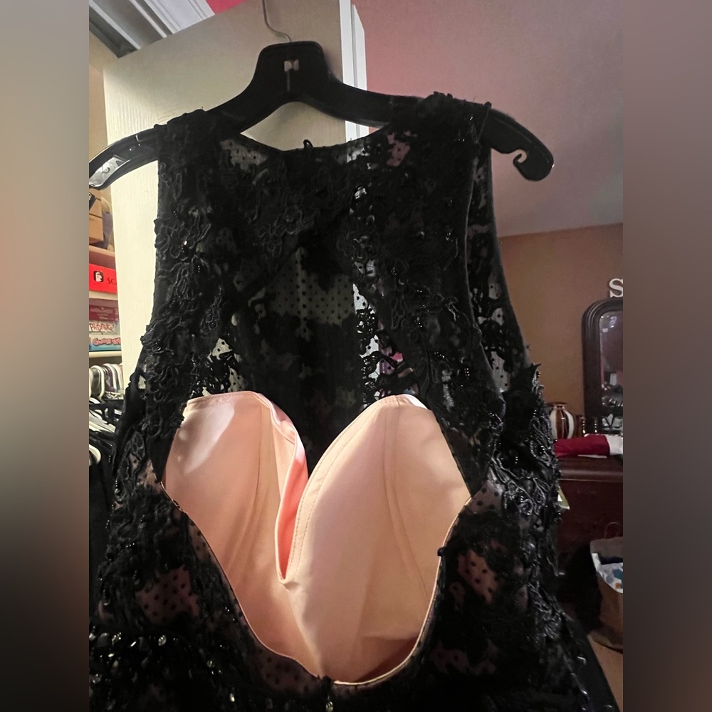 Long black dress size 16